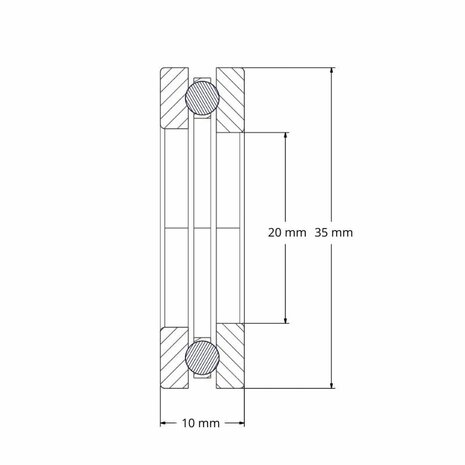 51104 - IBB kogeltaatslager (20x35x10)