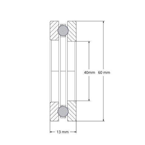 51108 - IBB kogeltaatslager (40x60x13)