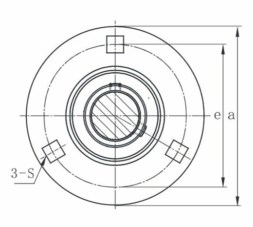 SBPF 206 - IBB flenslagerblok 30 mm