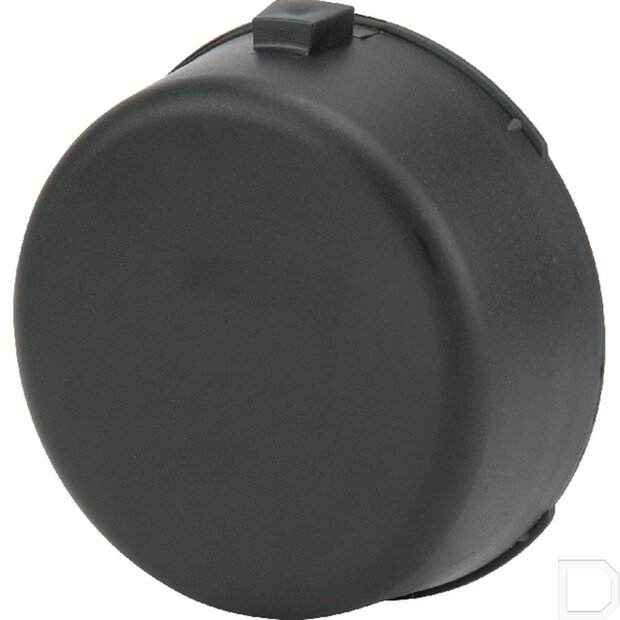 TCPE 205 - Dichte eindkap zwart kunststof