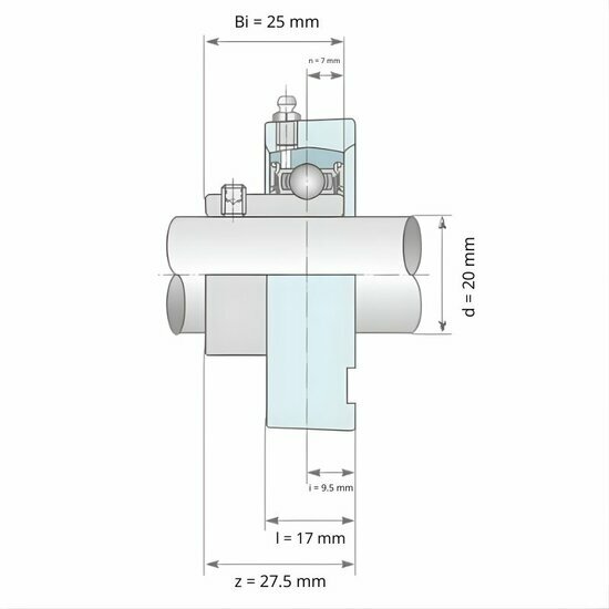 SBFW 204 afmetingen tekening doorsnede