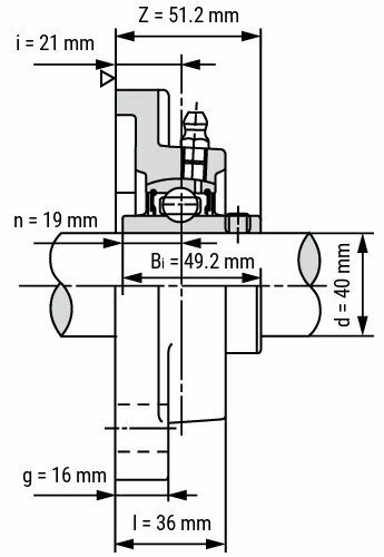 UCF 208 afmetingen tekening vooraanzicht