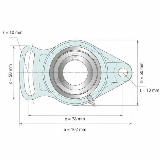 UCFA 202 afmetingen tekening vooraanzicht