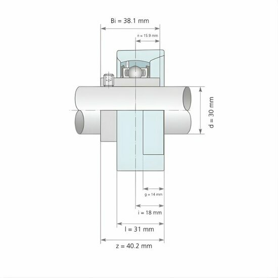 UCFA 206 afmetingen tekening doorsnede