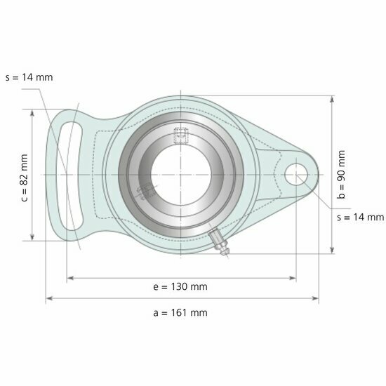 UCFA 207 afmetingen tekening vooraanzicht