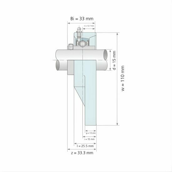 UCFB 202 afmetingen tekening vooraanzicht