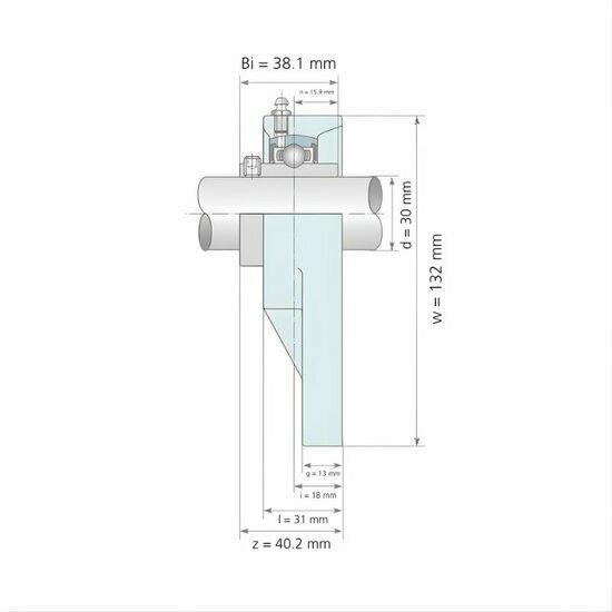 UCFB 206 afmetingen tekening vooraanzicht