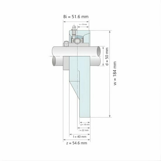 UCFB 210 afmetingen tekening vooraanzicht