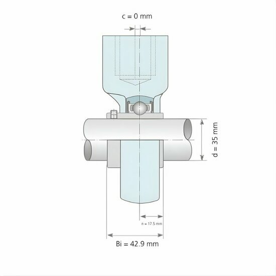UCHE 207 afmetingen tekening doorsnede