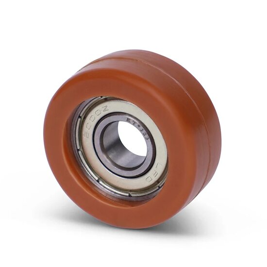 Polyurethaan looprol 10x35x15 mm - 60 kg