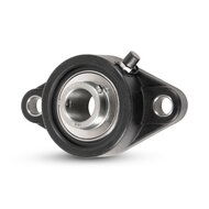 SS UCFLPL 208 - IBB rvs zwart kunststof lagerblok 40 mm