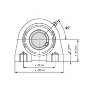 UCPA 209 - IBB staand lagerblok 45 mm