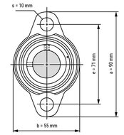 KFL 004 - IBB flenslagerblok 20 mm