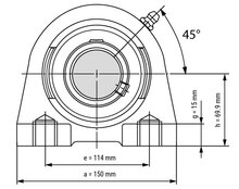 UCPA 212 - IBB staand lagerblok 60 mm