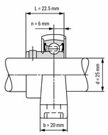 KP005 afmetingen tekening doorsnede