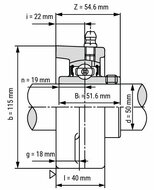 SS UCFL 210 afmetingen tekening doorsnede