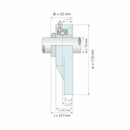 UCFB 202 afmetingen tekening vooraanzicht